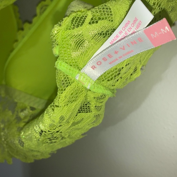 Neon Lace Lightly Padded Bandeau - Picture 3 of 3